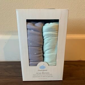 BRAND NEW Cloud Island Jersey Blankets